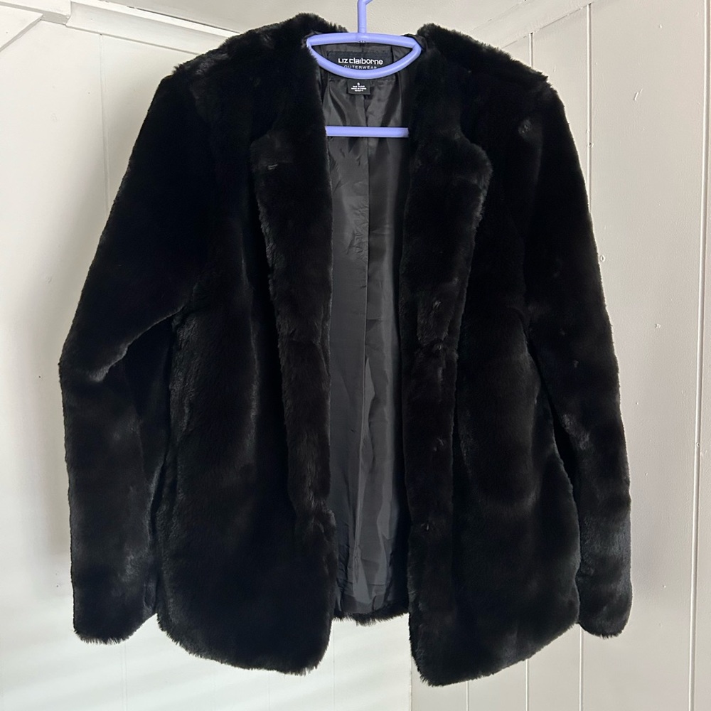 Liz Claiborne Faux Fur Coat